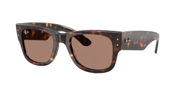 Ray-Ban RB0840SF MEGA WAYFARER Asian Fit style-color 902/1A Havana / Light Violet Chromance Lens