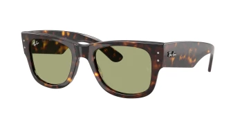 Ray-Ban RB0840SF MEGA WAYFARER Asian Fit style-color 902/4E Havana / Bottle Green Lens