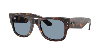 Ray-Ban RB0840S MEGA WAYFARER style-color 902/56 Havana / Blue Lens