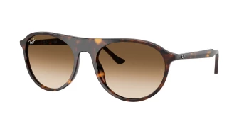 Ray-Ban RB2215 style-color 902/51 Havana / Clear Gradient Brown Lens