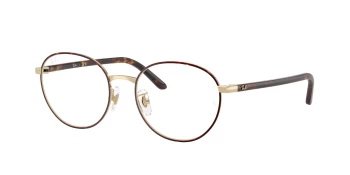 Ray-Ban RX6538D style-color 3193 Havana On Pale Gold