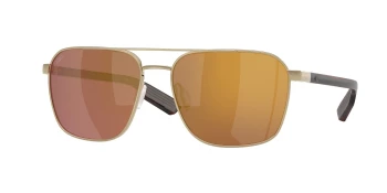 Costa Del Mar 6S4003 WADER 06S4003 style-color 400326 Gold / Gold Mirror Lightwave Glass Lens
