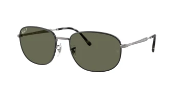 Ray-Ban RB3754 style-color 927458 Matte Black On Matte Gunmetal / Green Polar Lens