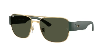 Ray-Ban RB3756 style-color 001/31 Gold / Green Lens