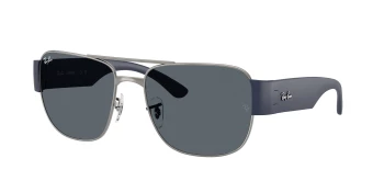 Ray-Ban RB3756 style-color 004/R5 Gunmetal / Blue Lens