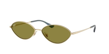 Ray-Ban RB3757 KAI 0RB3757 style-color 9213/2 Pale Gold / Green Lens