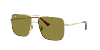 Ray-Ban RB3758 ARI 0RB3758 style-color 9213/2 Pale Gold / Green Lens