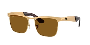 Ray-Ban RB3875 WAYFARER DELUXE 0RB3875 style-color 927631 Sandblasted Legend Gold / Brown Lens