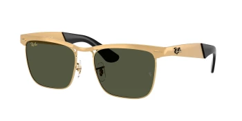 Ray-Ban RB3875 WAYFARER DELUXE 0RB3875 style-color 927633 Sandblasted Legend Gold / Green Lens