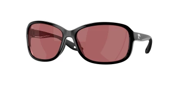 Costa Del Mar 6S9114 SEADRIFT 06S9114 style-color 911408 Black / Rose Lightwave Glass Lens