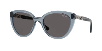 Vogue VO5634SB style-color 296687 Transparent Light Blue / Black Smoke Lens