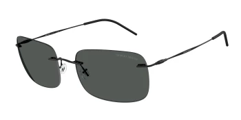 Giorgio Armani AR1512M style-color 300187 Matte Black / Dark Grey Lens