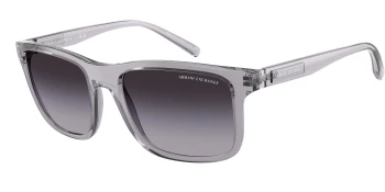 Armani Exchange AX4145SF style-color 82398G Shiny Transparent Grey / Gradient Grey Lens