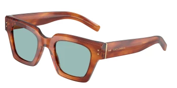 Dolce & Gabbana DG4413 style-color 322180 Havana Ginger / Blue Lens