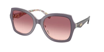Coach HC8410U CW225 0HC8410U style-color 58957W Milky Violet / Floral Field / Purple Pink Gradient Lens