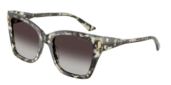 Jimmy Choo JC5012 style-color 50688G Milky Havana / Gradient Gray Lens