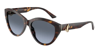 Jimmy Choo JC5007 style-color 50028F Havana / Gradient Blue Lens