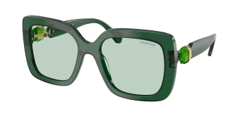 Swarovski SK6001 style-color 104587 Transparent Green / Transition Green Lens