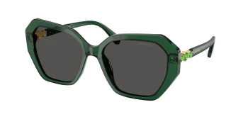 Swarovski SK6017 style-color 104587 Transparent Green / Dark Grey Lens