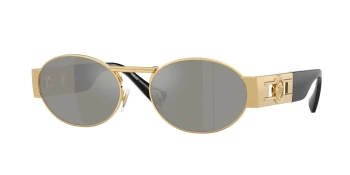 Versace VE2264 style-color 100230 Gold / Green Mirror Silver Lens