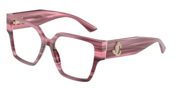 Jimmy Choo JC3032B style-color 5064 Striped Cranberry