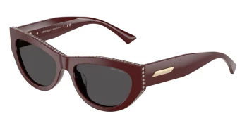 Jimmy Choo JC5034BU style-color 505787 Cranberry / Dark Grey Lens