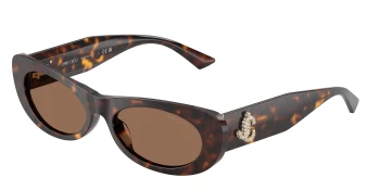 Jimmy Choo JC5038BU style-color 500273 Havana / Dark Brown Lens