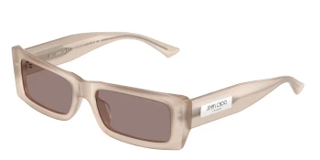 Jimmy Choo JC5040U style-color 50257N Opal Taupe / Purple Brown Mirror Silver Lens