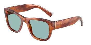 Dolce & Gabbana DG4338 style-color 322180 Havana Ginger / Blue Lens