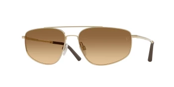 Oliver Peoples OV1361S R-14 0OV1361S style-color 524513 Brushed Gold / Amber Gradient Lens
