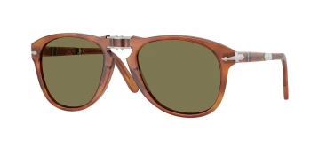 Persol PO0714SM STEVE MCQUEEN style-color 96/P1 Terra Di Siena / Polar Green Lens