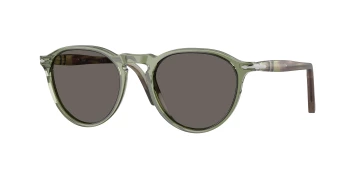 Persol PO3286S style-color 1226B1 Transparent Green / Dark Grey Lens
