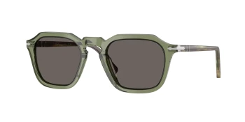 Persol PO3292S style-color 1226B1 Transparent Green / Dark Grey Lens