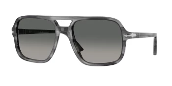 Persol PO3328S style-color 119271 Striped Grey / Grey Gradient Dark Lens
