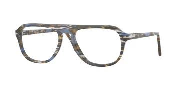 Persol PO3368V style-color 1222 Frost Grey / Nautical Blue
