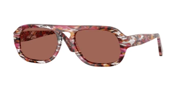 Persol PO3369S style-color 1220H2 Cyclamen / Khaki / Brown Lens