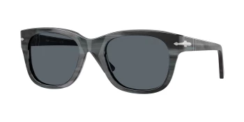Persol PO3372S style-color 1224R5 Striped Grey / Blue Lens
