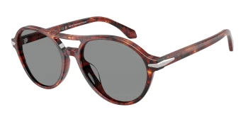 Giorgio Armani AR8236U style-color 623402 Red Havana / Blue Lens