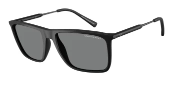 Armani Exchange AX4160S style-color 807887 Matte Black / Dark Grey Lens