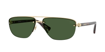Burberry BE3164 style-color 110971 Light Gold / Dark Green Lens