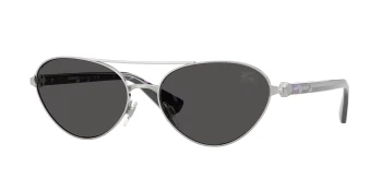 Burberry BE3165 style-color 100587 Silver / Dark Grey Lens