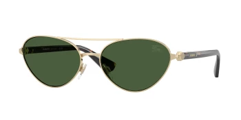 Burberry BE3165 style-color 110971 Light Gold / Dark Green Lens