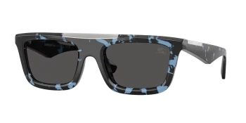 Burberry BE4451U style-color 411187 Blue Havana / Dark Grey Lens