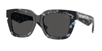 Burberry BE4453 style-color 411187 Blue Havana / Dark Grey Lens