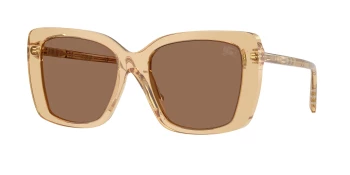 Burberry BE4456 style-color 416773 Beige / Dark Brown Lens