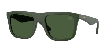 Burberry BE4458U style-color 417071 Matte Green / Dark Green Lens