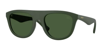 Burberry BE4459U style-color 417071 Matte Green / Dark Green Lens