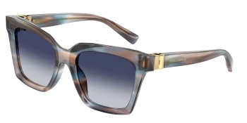 Dolce & Gabbana DG4498 style-color 344814 Striped Blue / Grey Gradient Blue Lens