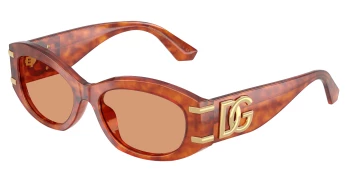 Dolce & Gabbana DG4502 style-color 3452/7 Camel Havana / Orange Lens