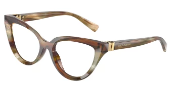 Dolce & Gabbana DG3414 style-color 3446 Striped Ochre